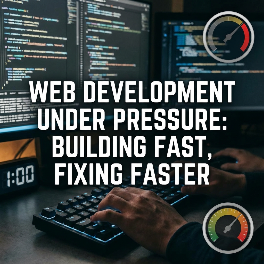 Web Development Under Pressure: Build Fast, Fix Faster