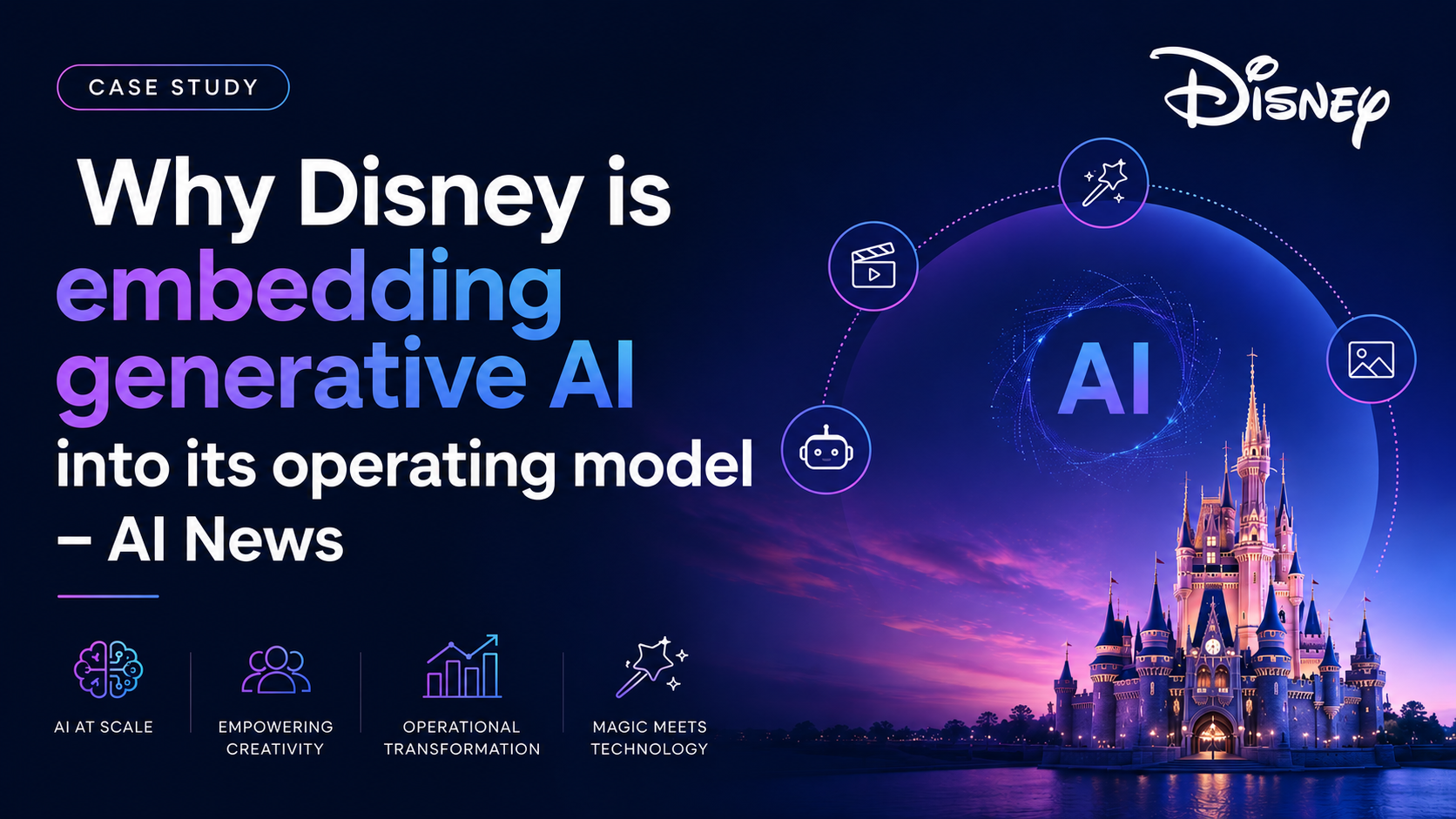Disney Operating Model Why Disney is embedding generative AI into its operating model - AI News